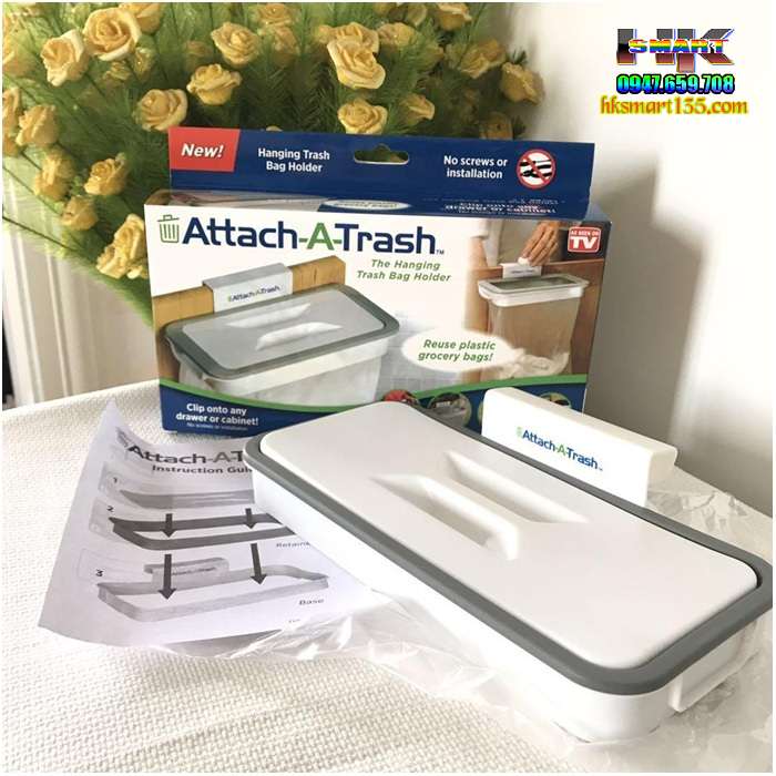 Giá treo túi rác thông minh Attach A Trash