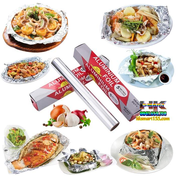 Giấy bạc bọc nướng thực phẩm Aluminium