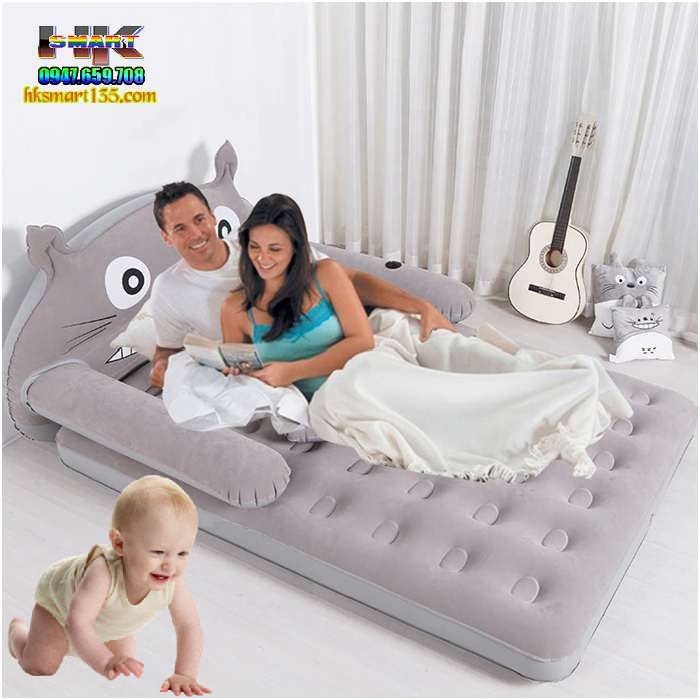 Giường bơm hơi kute kèm bơm điện