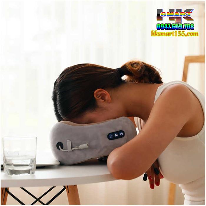 Gối chữ U massage cổ vai gáy