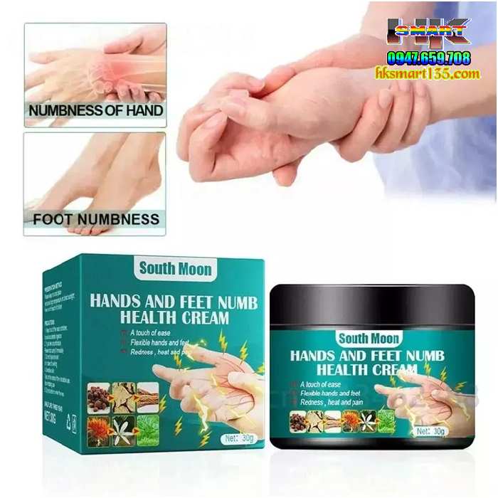 Hands And Feet Numb South Moon 30g- Kem Bôi Giảm Tê Bì Tay Chân, Đau Nhức Mỏi Tay Chân Giảm Chuột Rút
