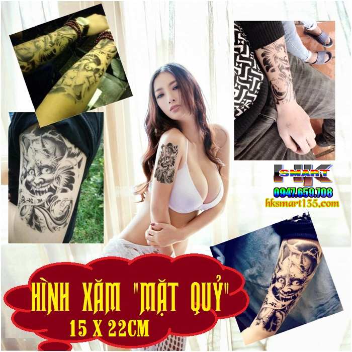 Hình Xăm Dán Tattoo Size To Cực Ngầu Gây Phát Sốt Cho Giới Trẻ
