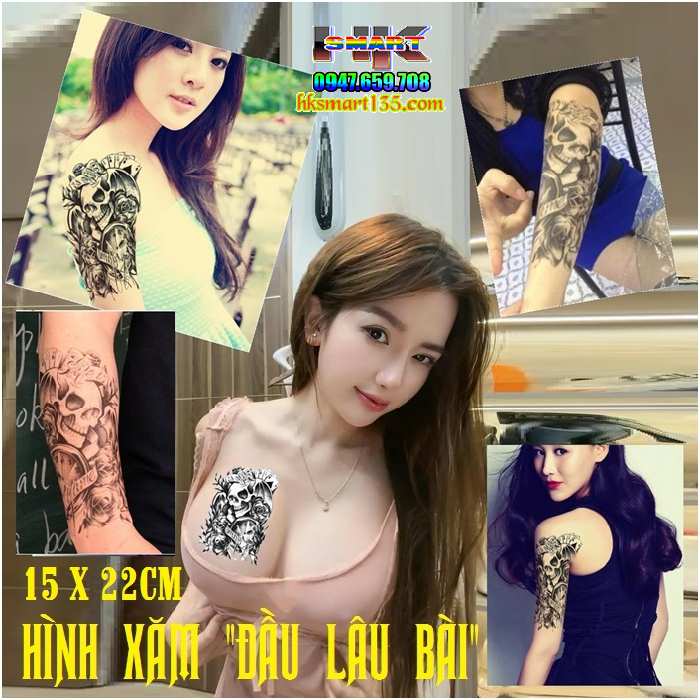Hình Xăm Dán Tattoo Size To Cực Ngầu Gây Phát Sốt Cho Giới Trẻ