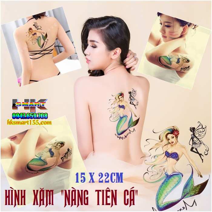 Hình Xăm Dán Tattoo Size To Cực Ngầu Gây Phát Sốt Cho Giới Trẻ