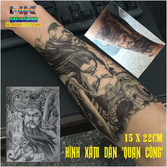 Hình Xăm Dán Tattoo Size To Cực Ngầu Gây Phát Sốt Cho Giới Trẻ