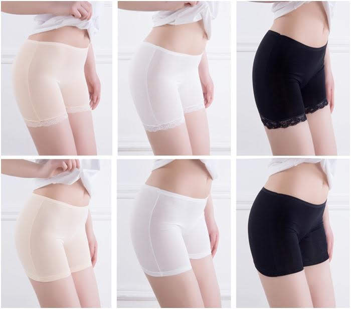 Hộp 4 quần lót cotton mặc váy cho bạn nữ