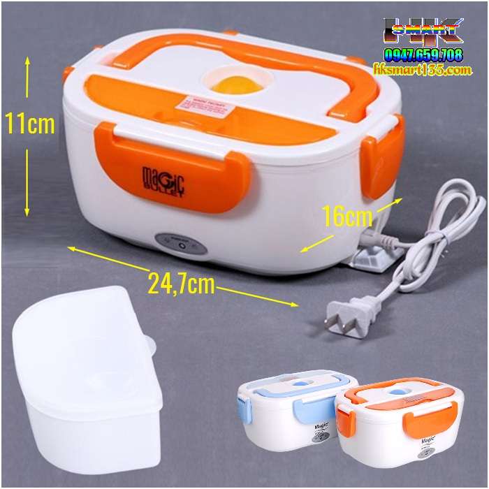 Hộp cơm điện magic bullet ruột inox