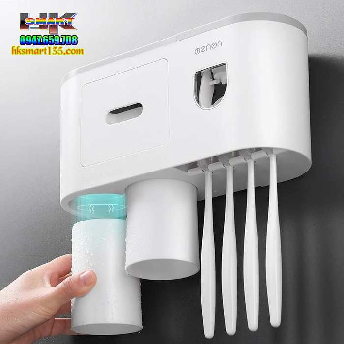 Hộp Đựng Bàn Chải Và Nhả Kem đánh răng tự động