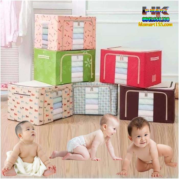 Tủ Vải Khung Thép Đựng Đồ Living Box Đa Năng