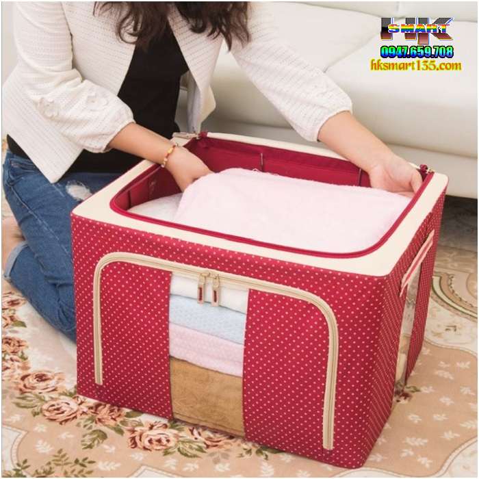 Tủ Vải Khung Thép Đựng Đồ Living Box Đa Năng