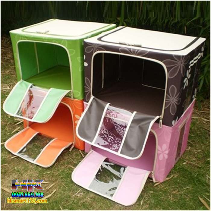 Tủ Vải Khung Thép Đựng Đồ Living Box Đa Năng