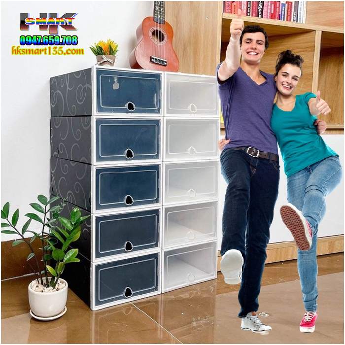 Hộp đựng giầy dép nhựa trong suốt