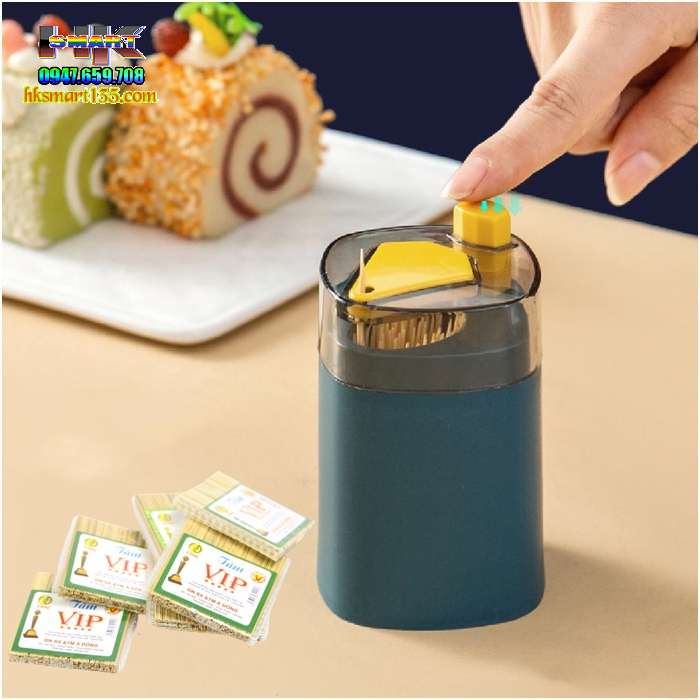 Hộp lọ đựng tăm xỉa răng tự động thông minh