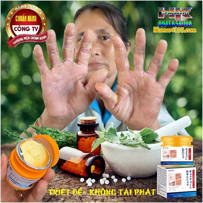 Combo Kem bôi đặc trị và ngừa tái phát nấm ngứa á sừng vảy nến Nhật Bản