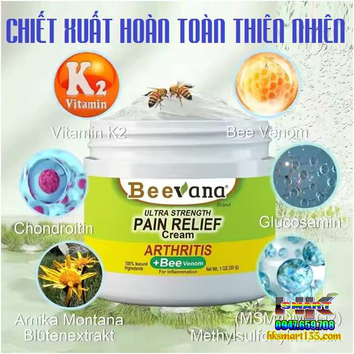 Kem Nọc Ong Giảm Đau Và Chữa Lành Xương Khớp Sumifun