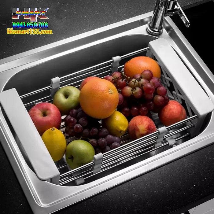 Rổ Kệ Đa Năng Co Giãn