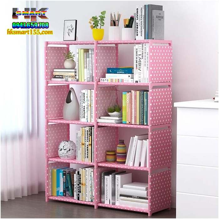 Kệ để sách lắp ghép 4 tầng