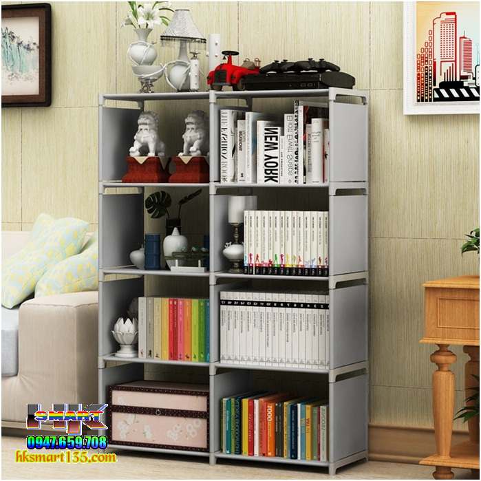 Kệ để sách lắp ghép 4 tầng