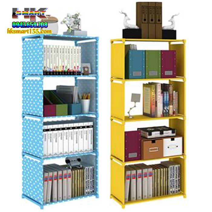 Kệ để sách lắp ghép 4 tầng