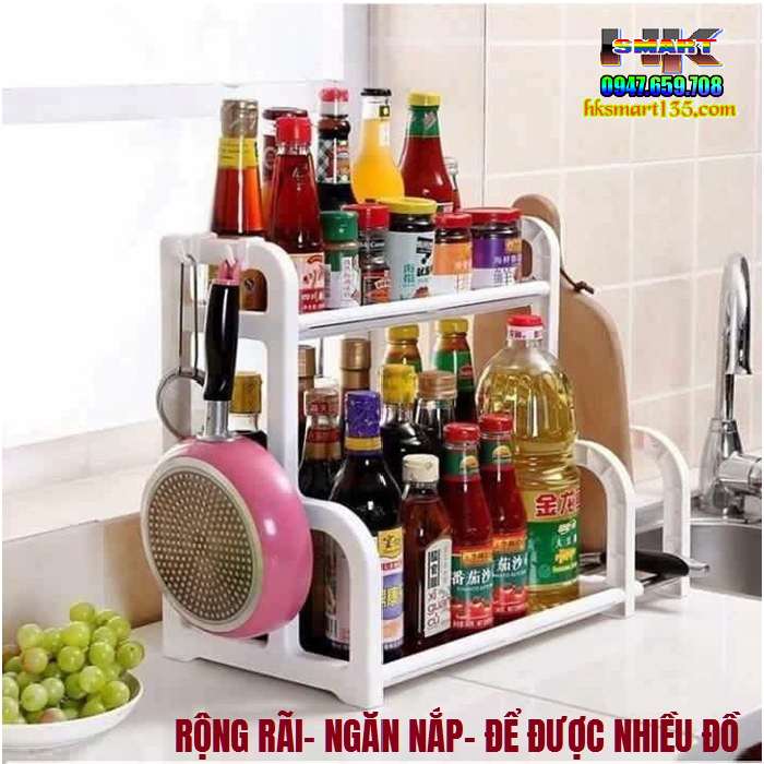 Kệ đựng đồ 2 tầng hình chữ H