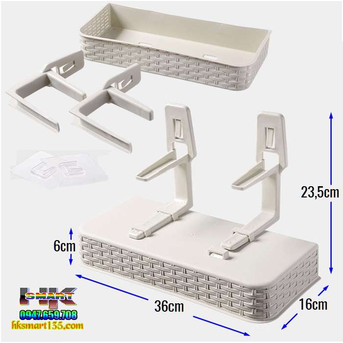 Kệ giả mây gắn tường để đồ tiện ích