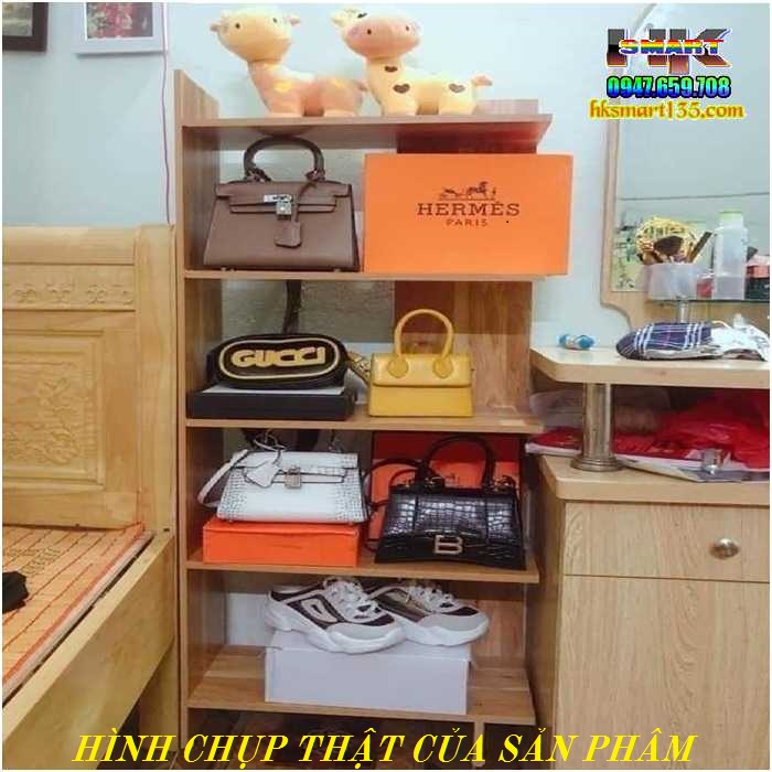 Kệ Giá Để Sách 5 Tầng Gỗ MDF