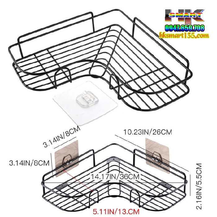 Kệ góc dán tường Smart Shelf