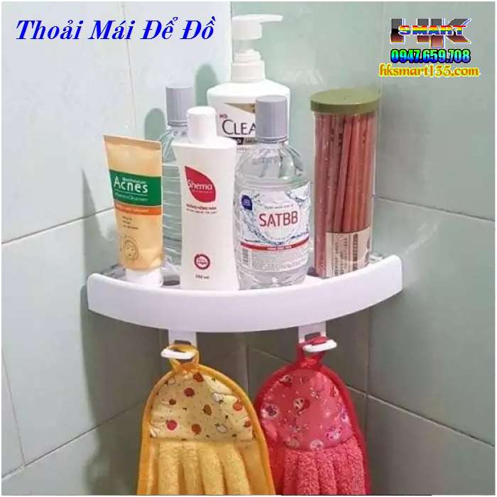 Kệ góc đa năng hút chân không công