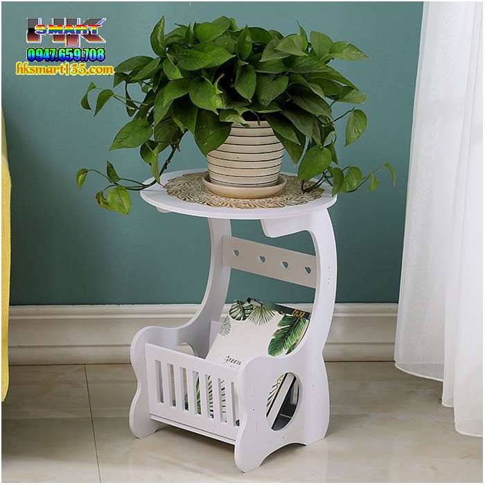 Kệ Bàn Tròn Có Ngăn Để Sách