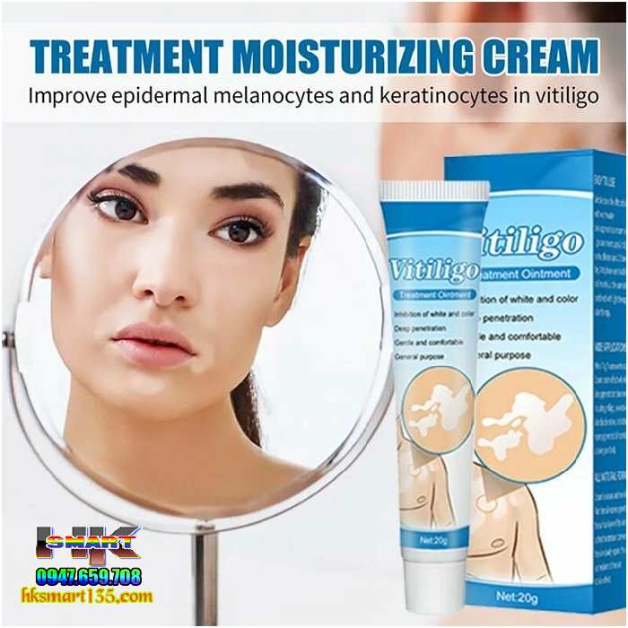 Kem Bôi Bạch Biến Lang Ben Vitiligo South Moon-20gr- Trị Mờ Bạch Biến Đốm Trắng Nám Thâm Hiệu Quả
