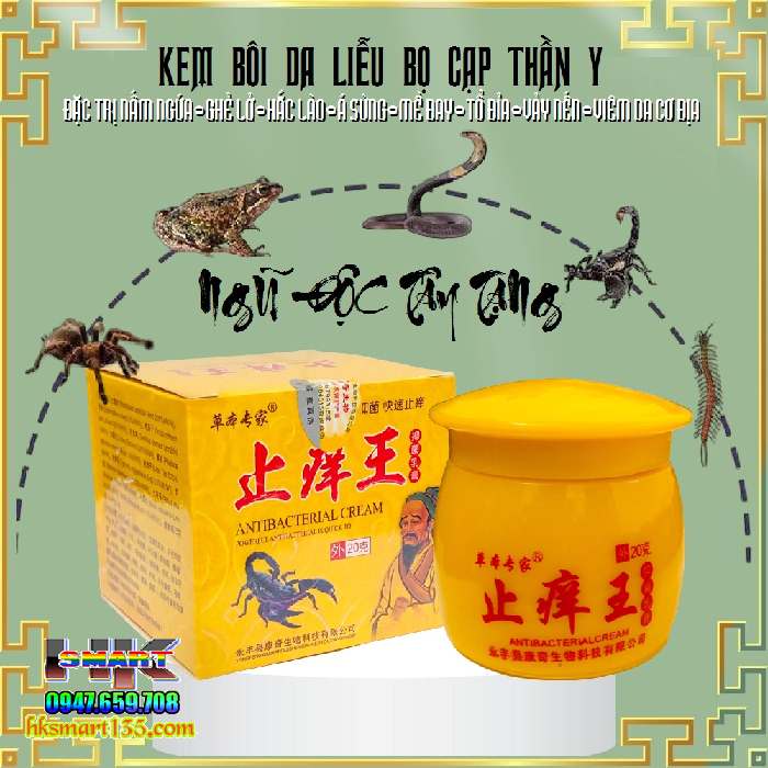 Kem Bôi Bọ Cạp Thần Y Đặc Trị Các Bệnh Ngoài Da