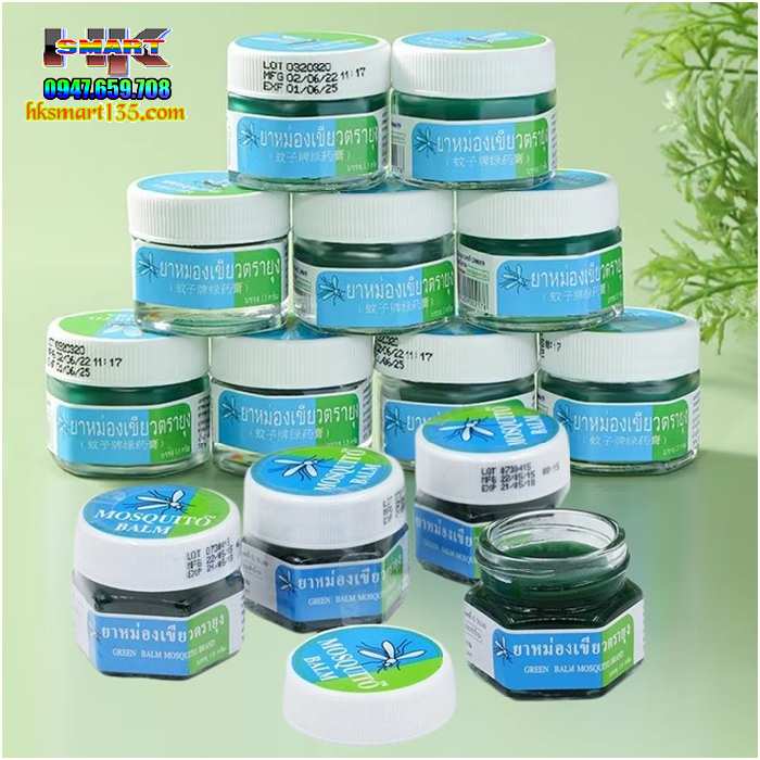 Kem Bôi Muỗi Cho Bé Greenbalm Mosquito Brand 13gr Thái Lan