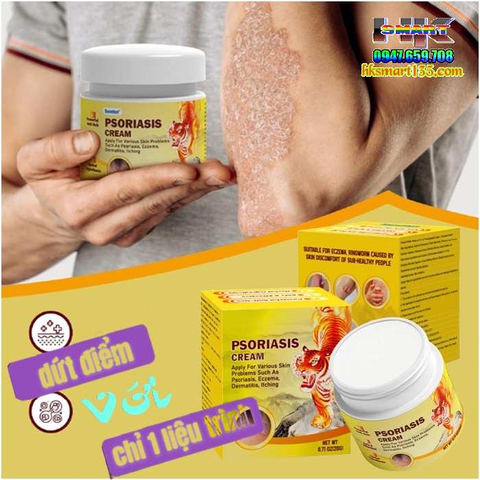 Hũ Kem Bôi Da Liễu Kháng Khuẩn Cực Mạnh Sumifun Hổ Vàng 20gr