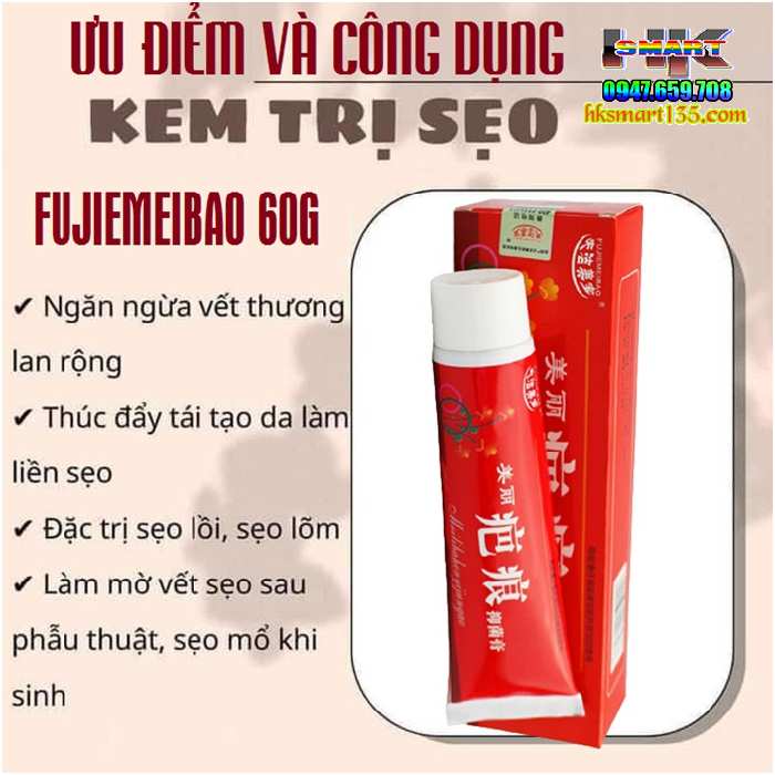 Kem Bôi Thảo Mộc Xóa Sẹo- Trị Rạn Da Fujiemeibao 60gr