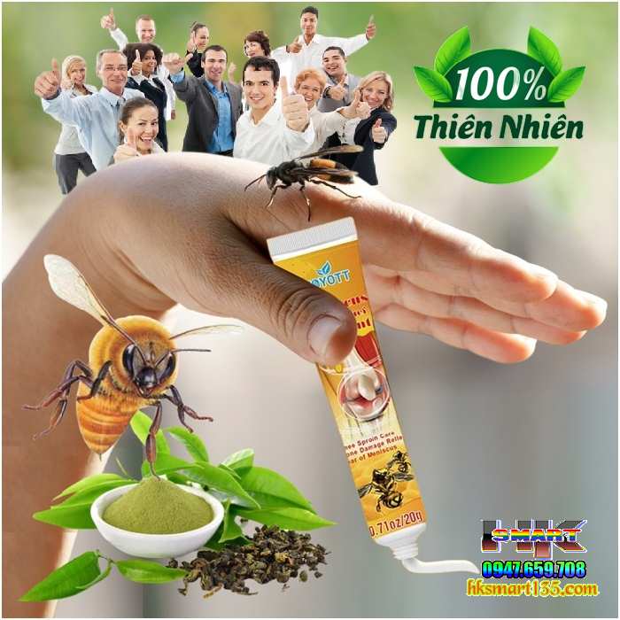 Kem Nọc Ong Giảm Đau Và Chữa Lành Xương Khớp Sumifun