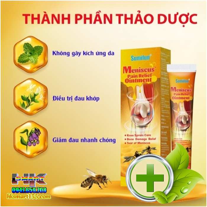 Kem Nọc Ong Giảm Đau Và Chữa Lành Xương Khớp Sumifun