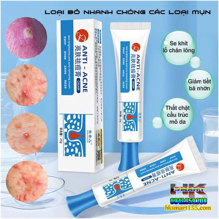 Kem Chấm Mụn Cấp Tốc Dongnaier 25gr- Loại Bỏ Nhanh Chóng Các Loại Mụn