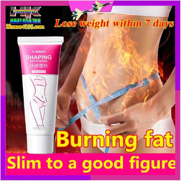 Kem Đốt Cháy Mỡ Giảm Béo Chuyên Nghiệp Hiisees 40gr- Tiêu Mỡ Giảm Béo Toàn Thân Hiệu Quả