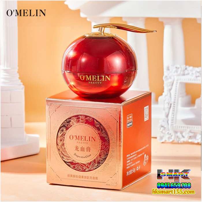 Kem Dưỡng Da Mặt Huyết Rồng O'melin 50gr- Trẻ Hóa Làn Da Dưỡng Da Trắng Hồng Rạng Rỡ