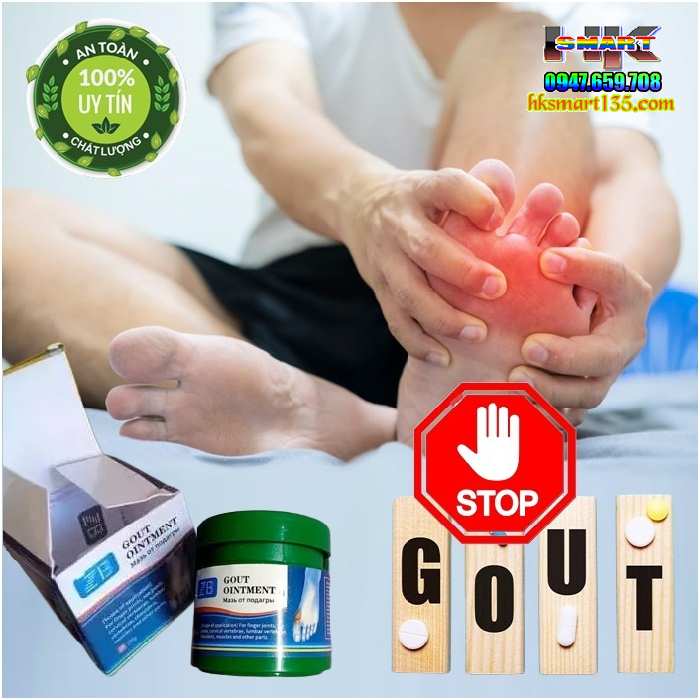 Kem Giảm Đau Sưng Gout Khớp Ngón Tay Và Ngón Chân Pain Relief Cream/gout Ointment/20g