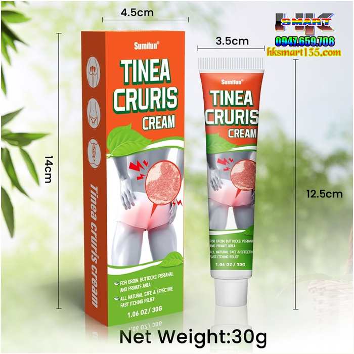 Kem Trị Ngứa Vùng Kín Hậu Môn Sumifun Tinea Cruris 30Gr