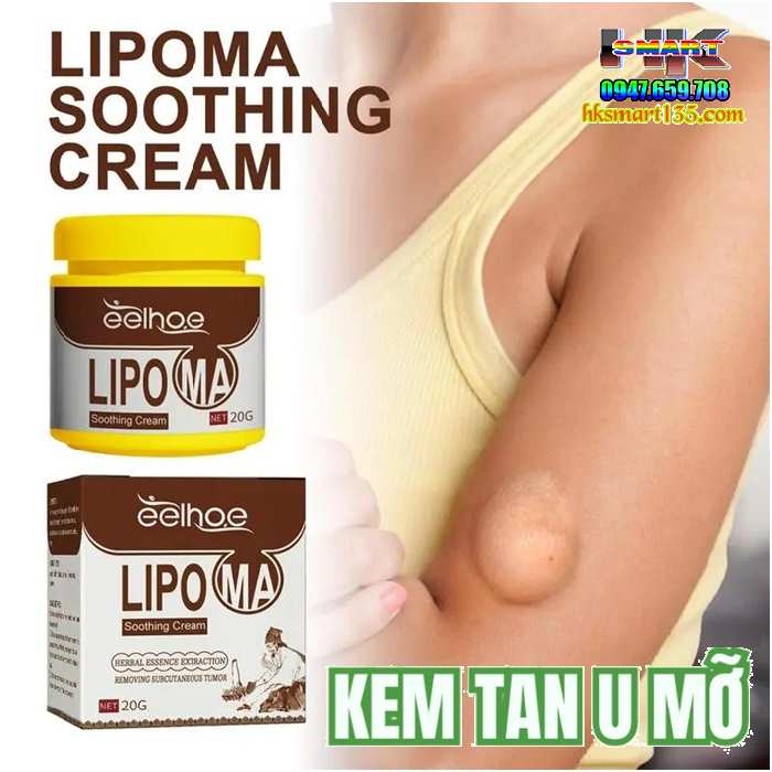Hũ Kem Thảo Mộc Loại Bỏ Đánh Tan U Mỡ Bướu Cổ Shoothing Lipoma 20gr