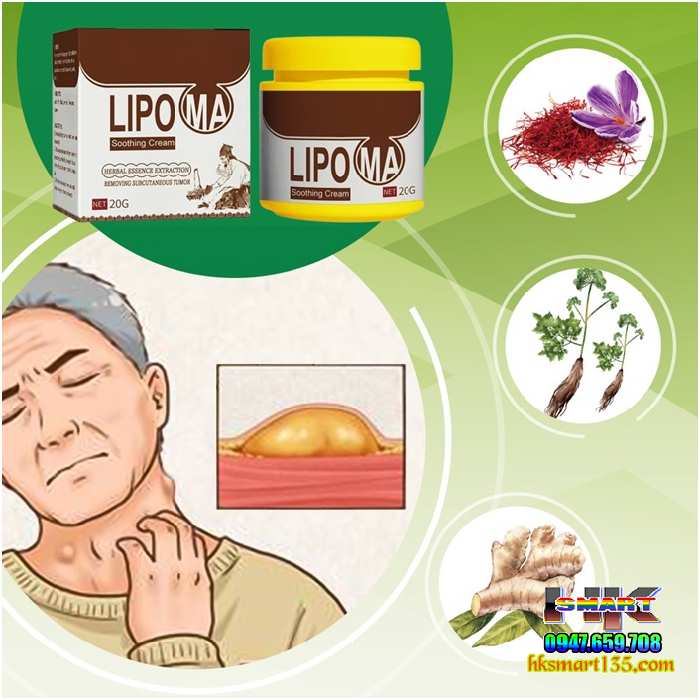 Hũ Kem Thảo Mộc Loại Bỏ Đánh Tan U Mỡ Bướu Cổ Shoothing Lipoma 20gr
