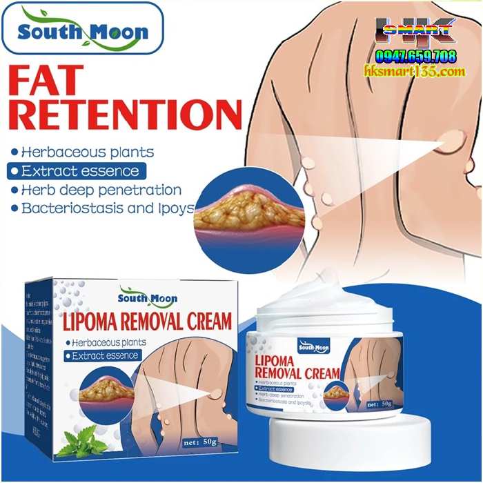 Hũ Kem Thảo Mộc Loại Bỏ Đánh Tan U Mỡ Bướu Cổ ShootMoon Lipoma 50gr