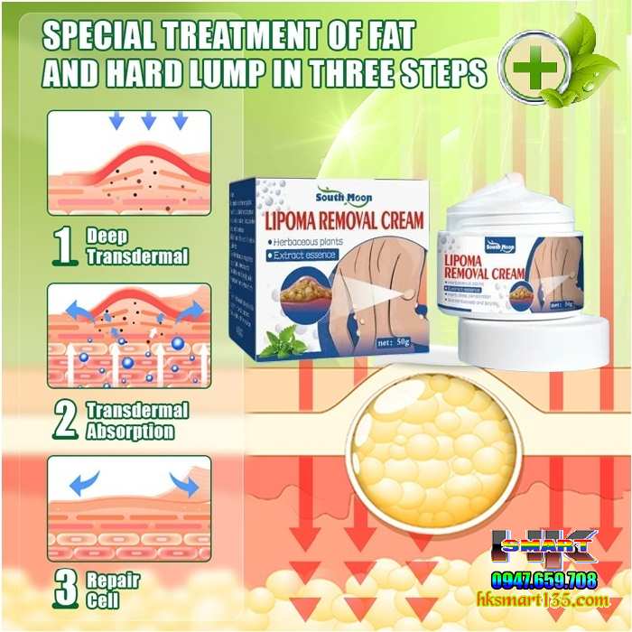Hũ Kem Thảo Mộc Loại Bỏ Đánh Tan U Mỡ Bướu Cổ ShootMoon Lipoma 50gr