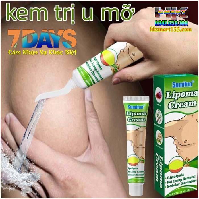 Kem Loại Bỏ Đánh Tan U Mỡ Bướu Cổ Tuyến Giáp Dưới Da Sumifun Lipoma Lipolysis 20gr