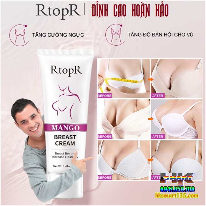 Kem Massage Săn Chắc Và Nâng Ngực Nở Ngực Cho Nữ Rtopr 40gr Thương Hiệu Đỉnh Cao
