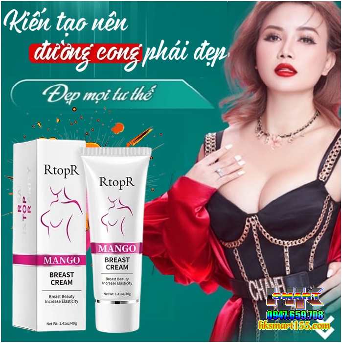 Kem Massage Săn Chắc Và Nâng Ngực Nở Ngực Cho Nữ Rtopr 40gr Thương Hiệu Đỉnh Cao