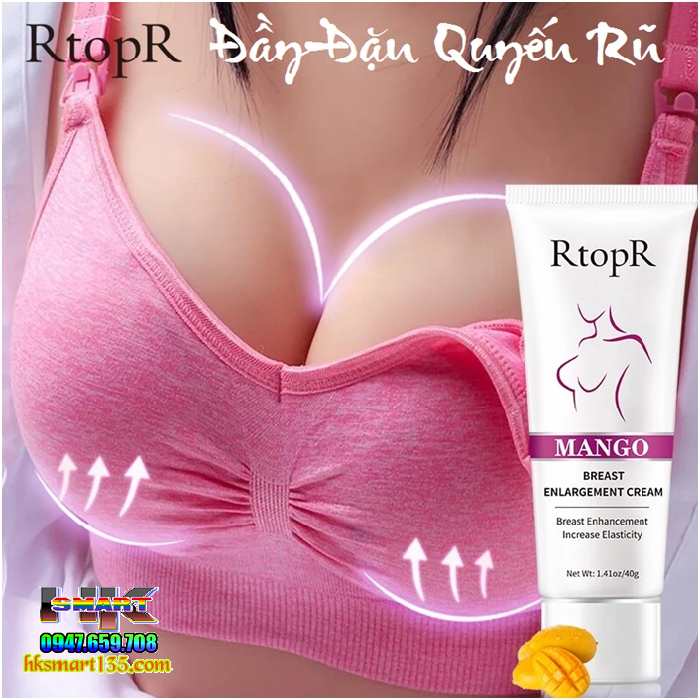 Kem Massage Săn Chắc Và Nâng Ngực Nở Ngực Cho Nữ Rtopr 40gr Thương Hiệu Đỉnh Cao