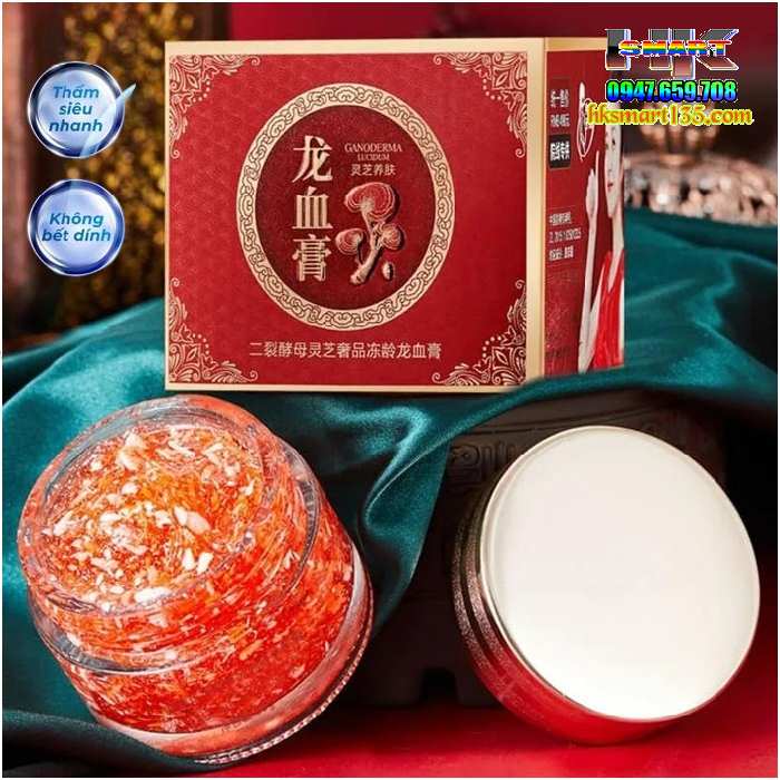 Kem Mờ Nám Trắng Da Huyết Rồng Linh Chi Hoa Anh Đào 50gr Chuẩn Chính Hãng